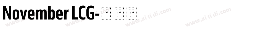 November LCG字体转换